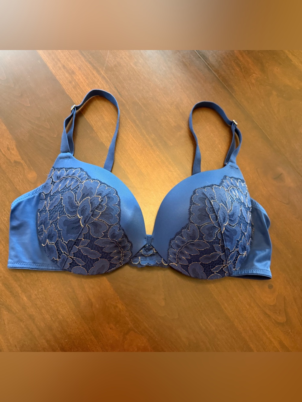 Maidenform Blue Bra push up size 36C